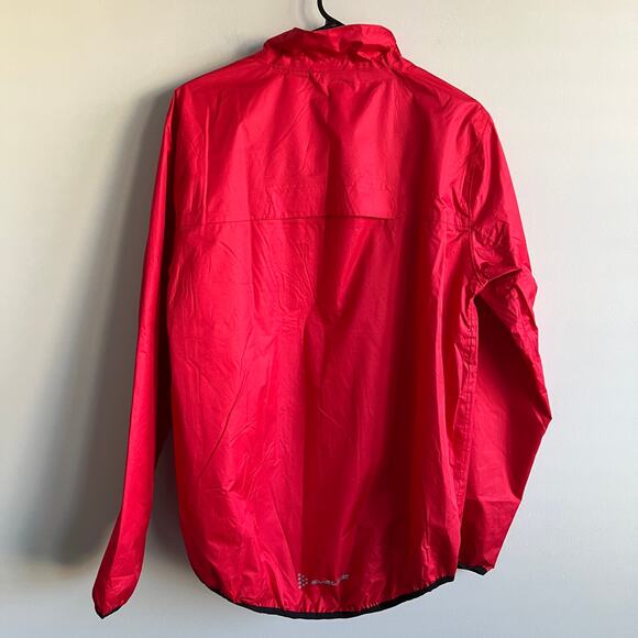 Crivit Cycling Windbreaker Jacket Red with Black Trim Medium M - Picture 6 of 6